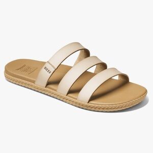 REEF Cushion Ruby Water Resistant Flip-Flop Sandal Beige Tan 7